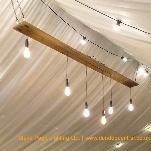 wedding hanging lights for hire